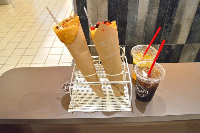 クレープ屋-花の種-注文した商品