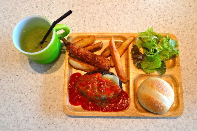 6DINING(シックスダイニング)-注文商品-お子様用ハーフハンバーグ