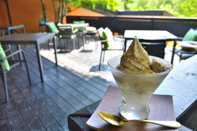 ユニテカフェ-注文-生くるみソフト