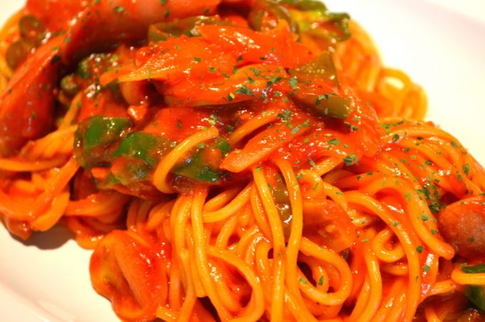 ユニテカフェ-注文-昔ながらのナポリタン