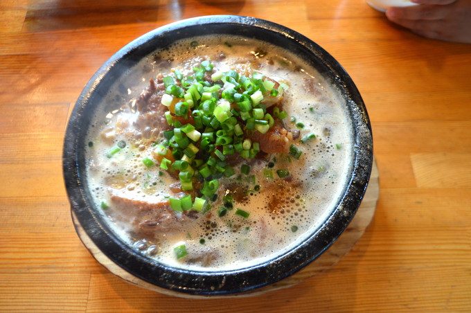 炭火焼肉-Meat Meet-ランチ-石焼牛スジ煮込みラーメン1