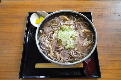 そば処春馬ー冷たい肉そば1