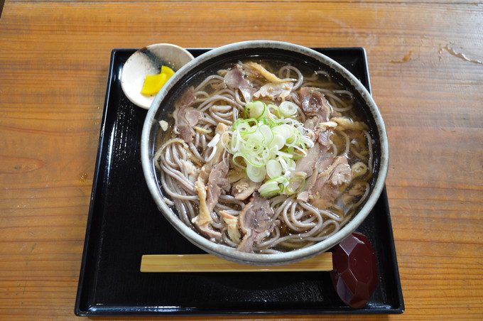 そば処春馬ー冷たい肉そば1