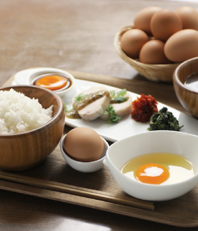 「たまごや」の贅沢たまごかけごはん御膳