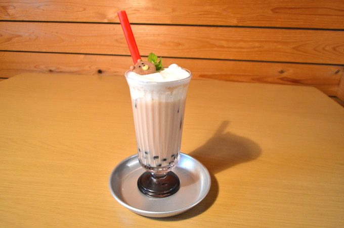 カフェ豆の木-注文-くまきちのタピオカドリンク