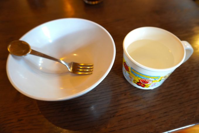 肉そば舞鶴-子ども用サービス-食器