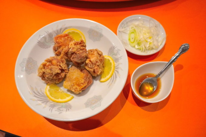 広東(かんとん)-食レポ-鶏の唐揚げ小