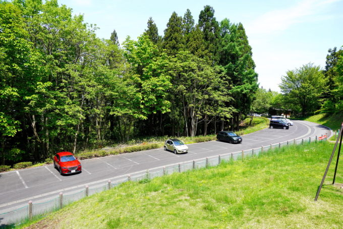 西蔵王公園-森の遊び場-駐車場