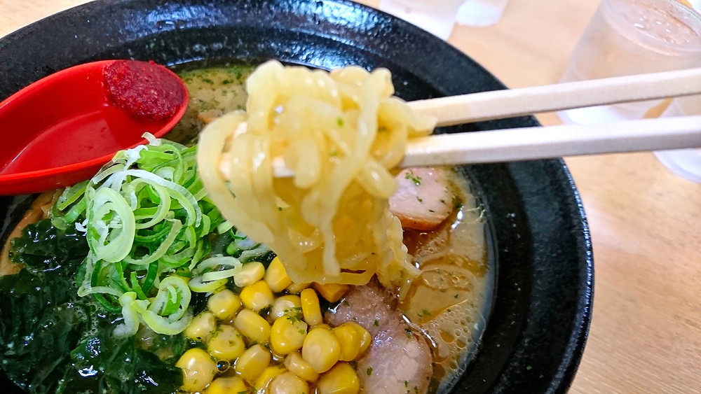 金ちゃんラーメン-高畠店-食レポ-みそラーメン2