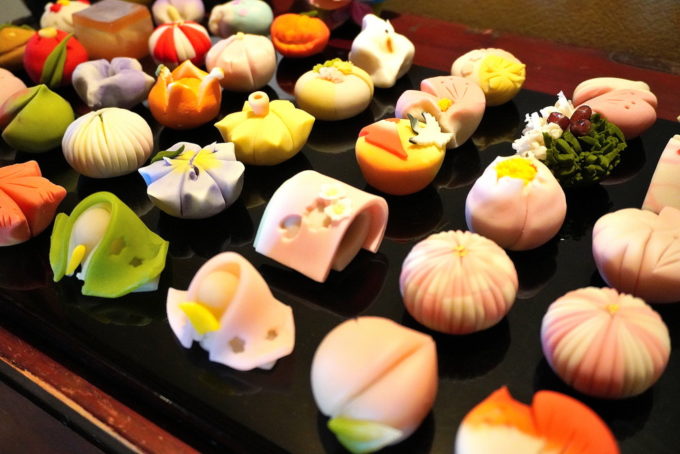 あずき宿-和菓子の展示7