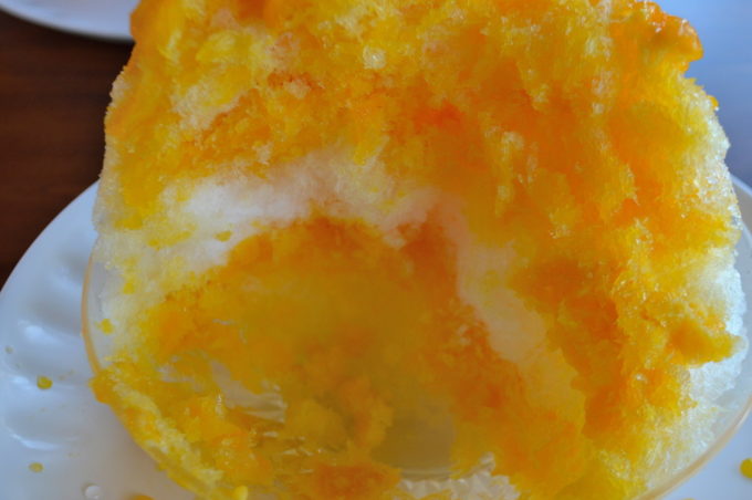 メゾンドボア-かき氷-マンゴーミルク2