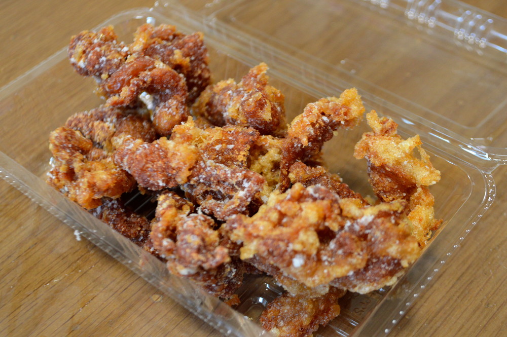 日本亭高堂店-食レポ-鶏皮揚げ1