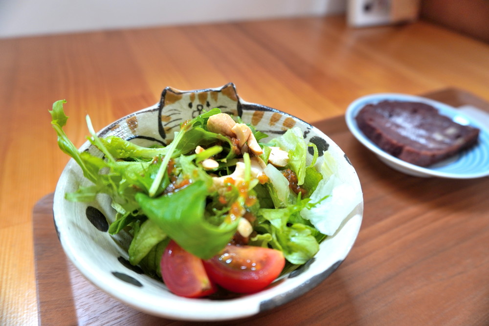 あべくん珈琲-ランチサラダ&デザート