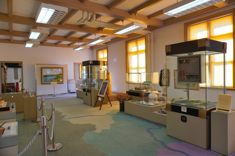 文翔館(山形旧県庁)-2F-最上川は語る(旧土木課製図室)