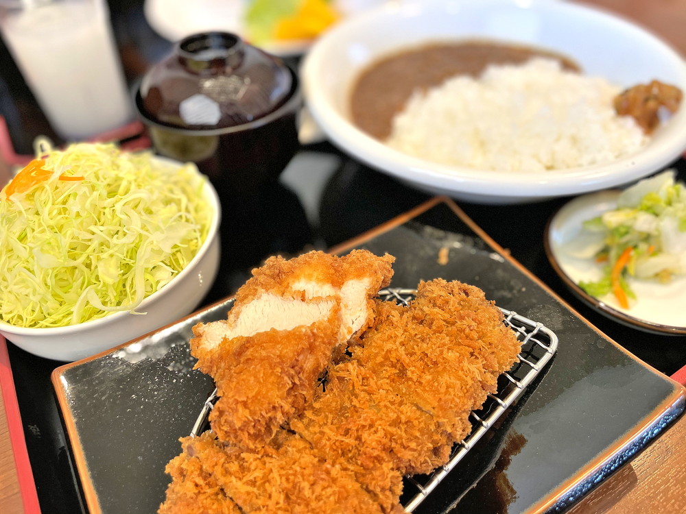 とん八山形北インター店-食レポ-とんかつプラス若鶏カレーランチ4