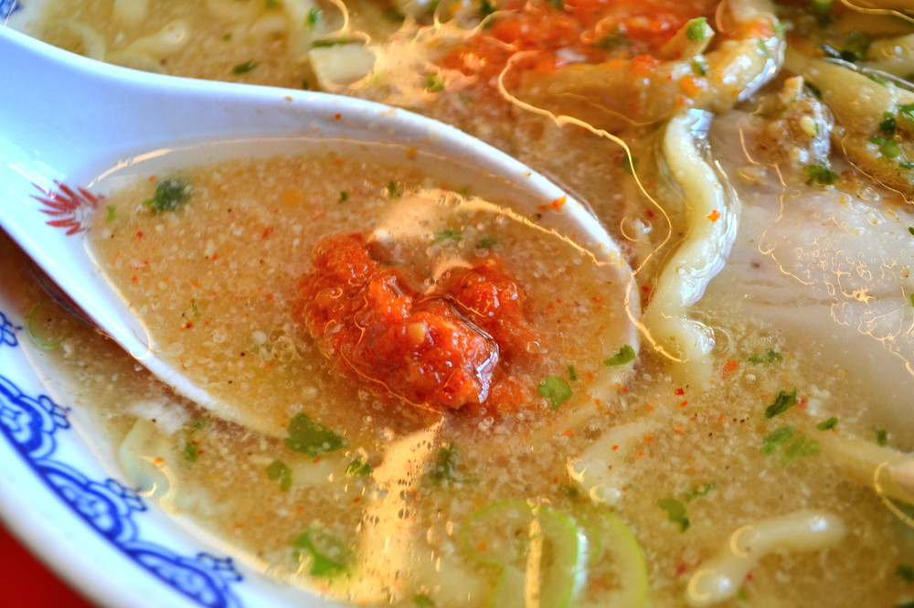 龍上海赤湯本店-食レポ-からみそチャーシューメン6