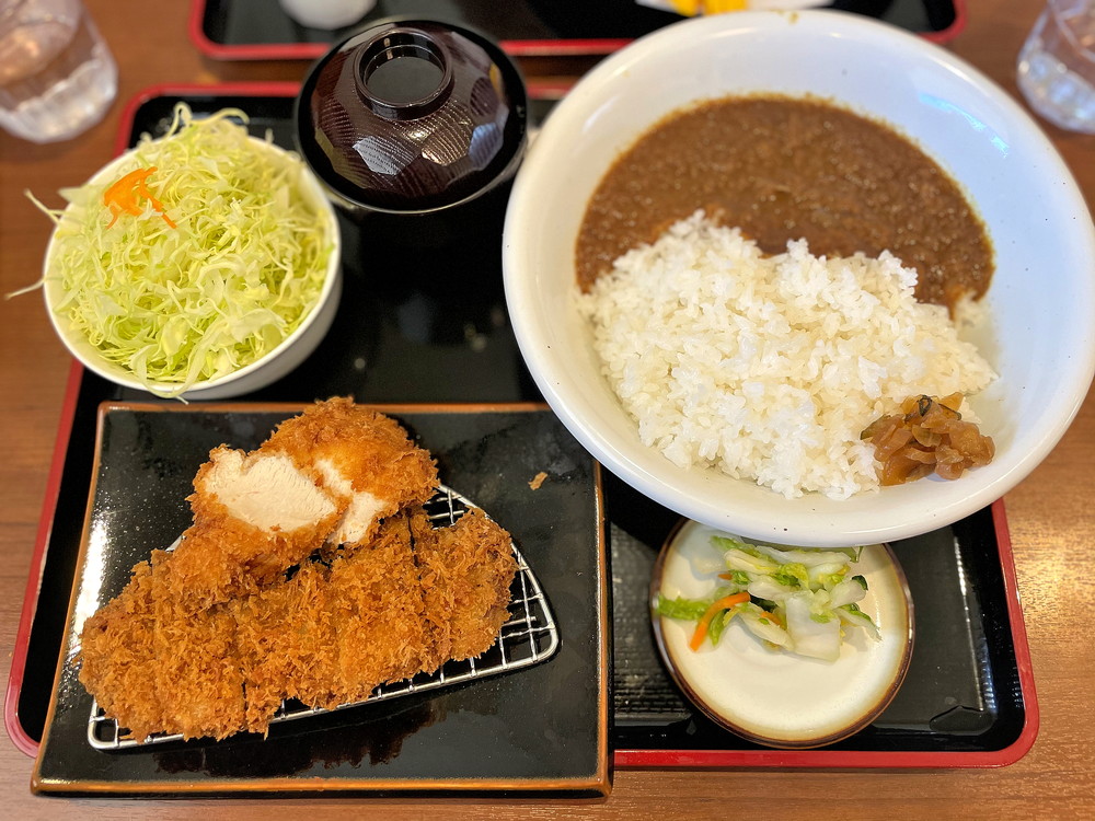 とん八山形北インター店-食レポ-とんかつプラス若鶏カレーランチ3