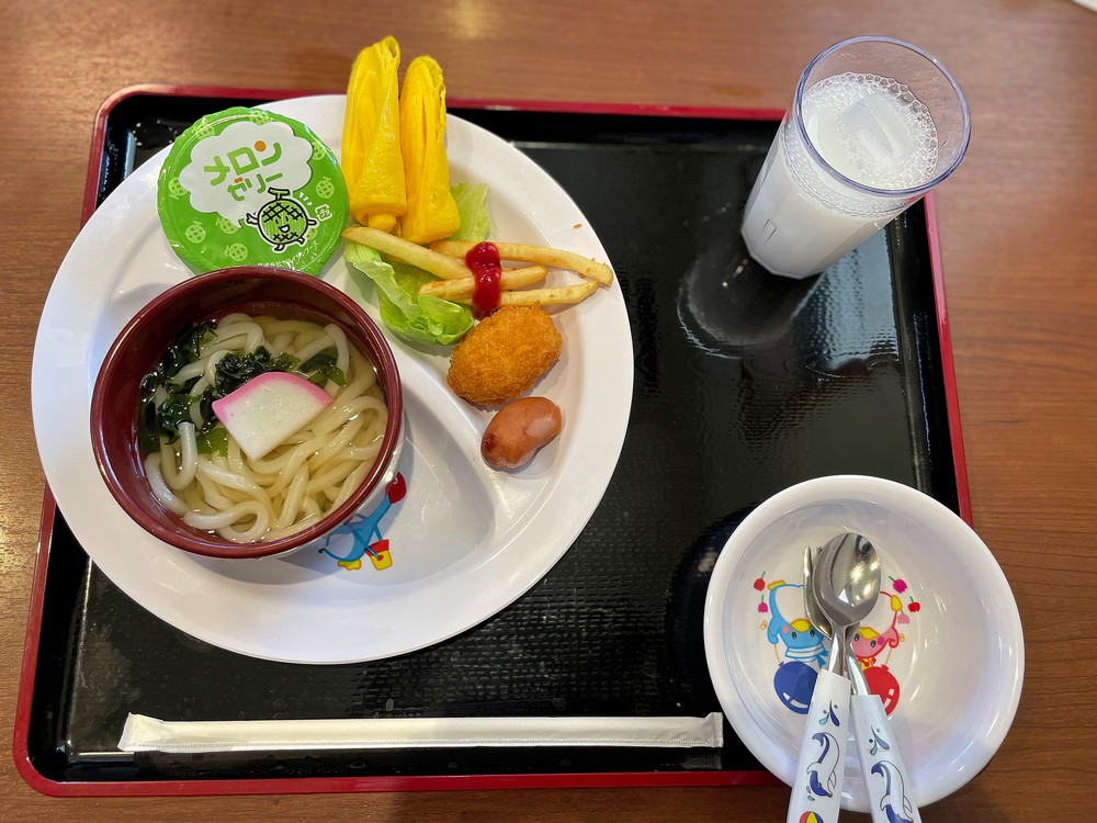 とん八山形北インター店-食レポ-お子様うどん