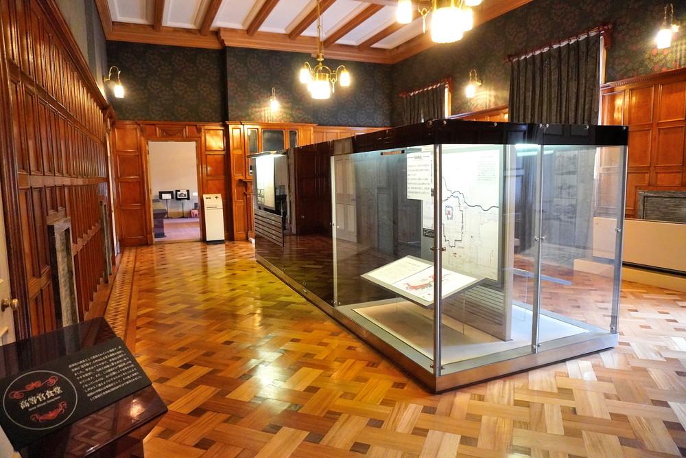 文翔館(山形旧県庁)-3F-街並み探訪(旧高等官食堂)