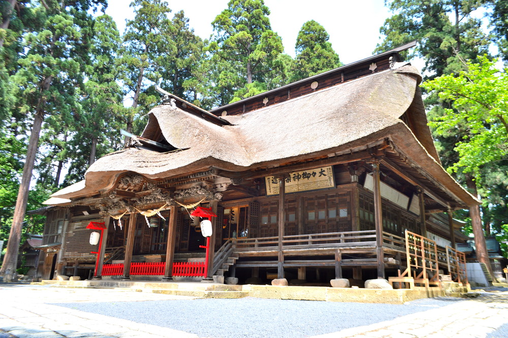 東北の伊勢-熊野大社-拝殿