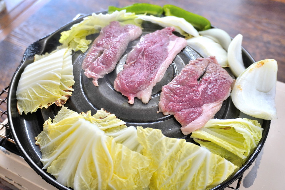 食事処きくち-焼く過程