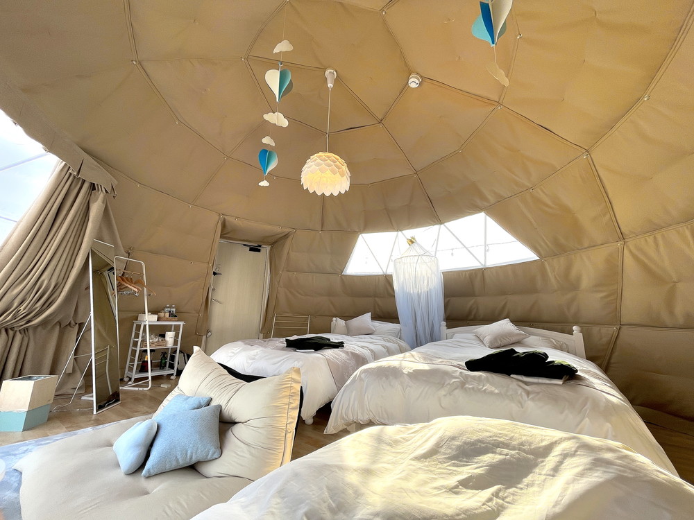 ヤマガタグラム-ドームテント内の様子2