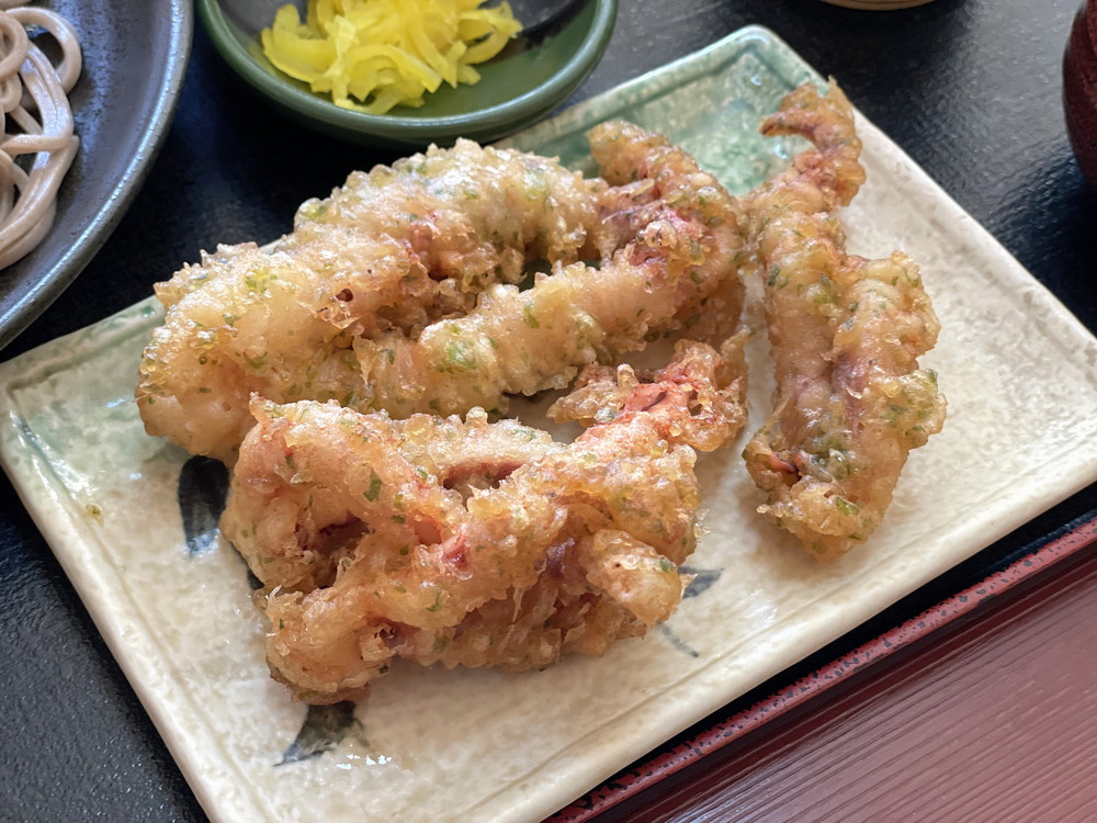 そば処ひふみ-食レポ-げそ天ざるそば2