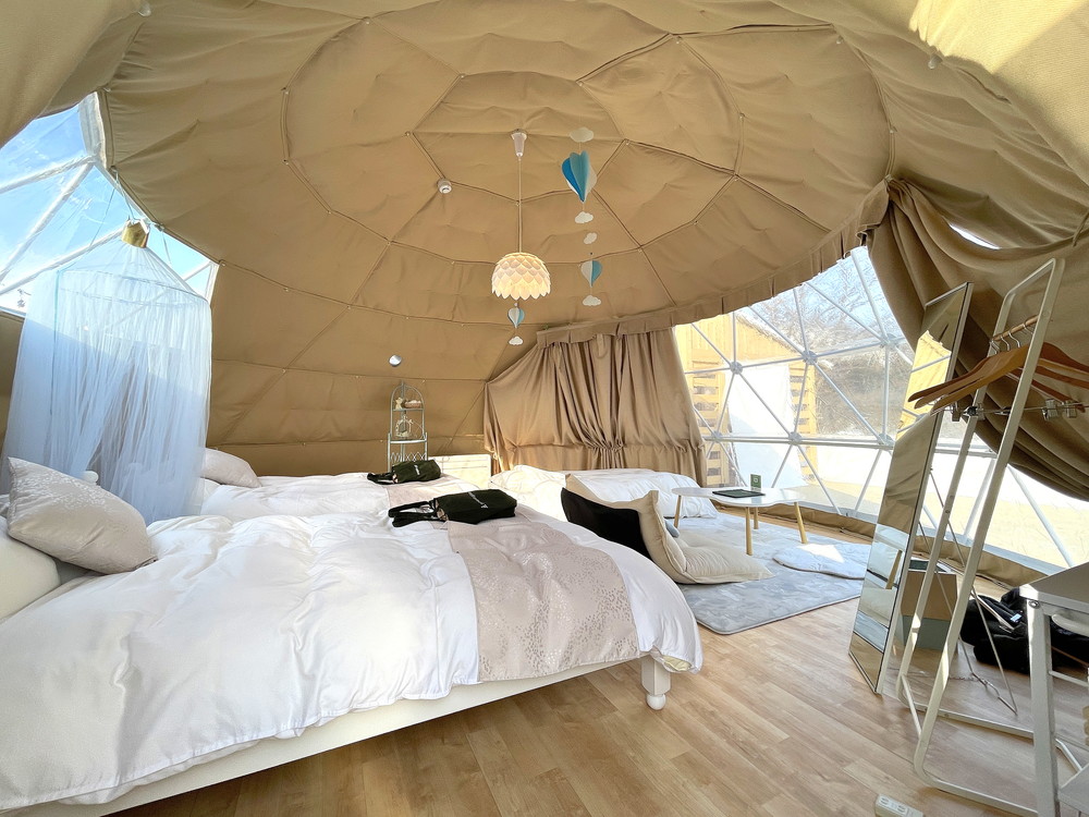 ヤマガタグラム-ドームテント内の様子1