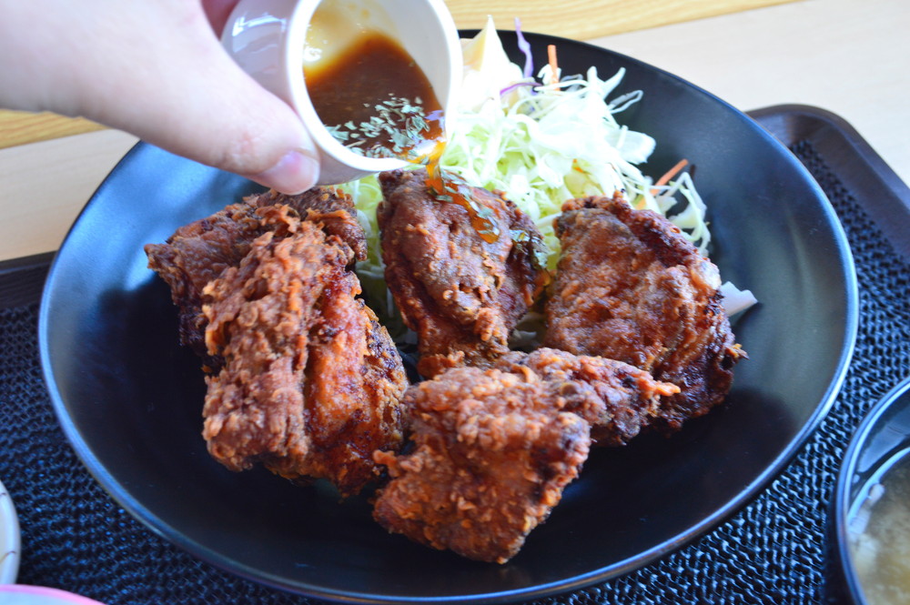 五色屋-食レポ-和ランチ-唐揚げ2