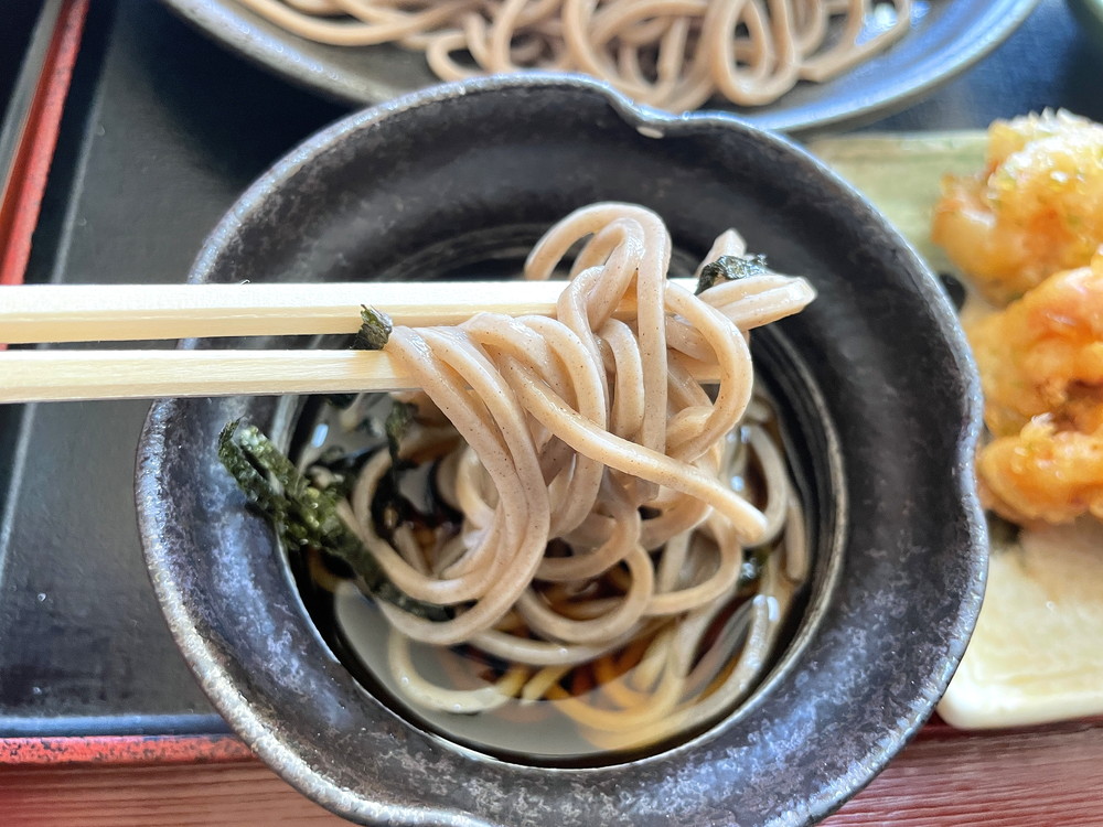 そば処ひふみ-食レポ-げそ天ざるそば3