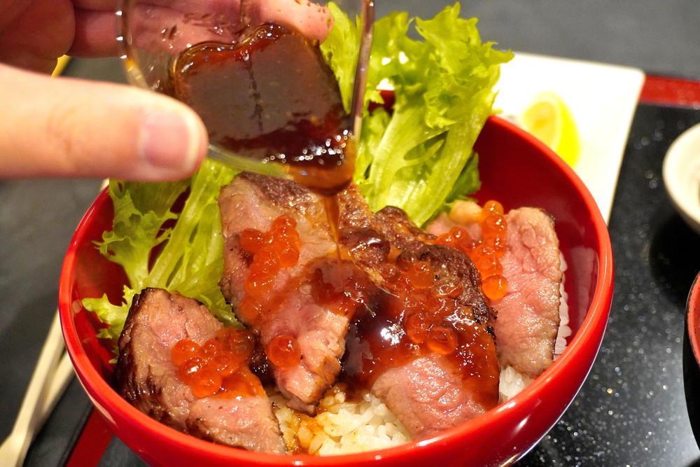山形牛かかし-食レポ-山形牛ローストビーフ丼4