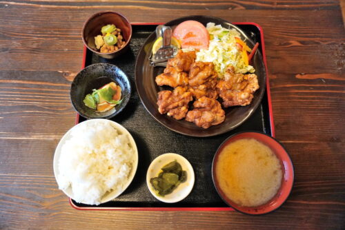 つばさ-唐揚げ定食①