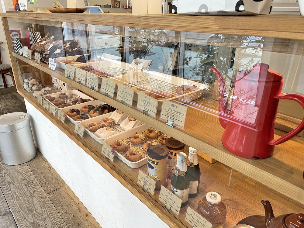 nicoドーナツ-ショーケース全体