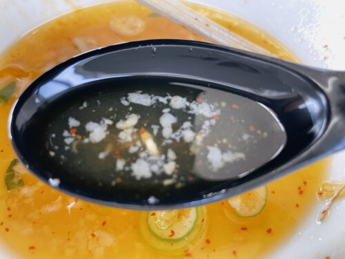 はちのや桜田東・こてっぱち・スープ