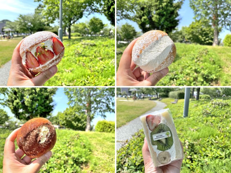 ケヤキスイーツ＆ベーカリー‐購入マリトッツォ・フルーツサンド