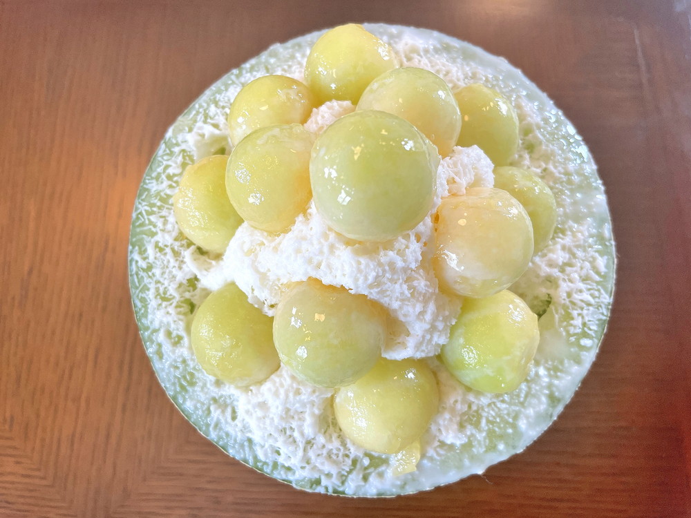 ホンミフル-メロンかき氷②