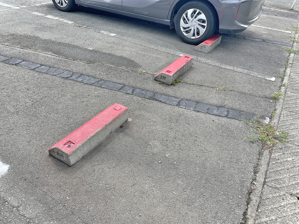 林商店-駐車場目印