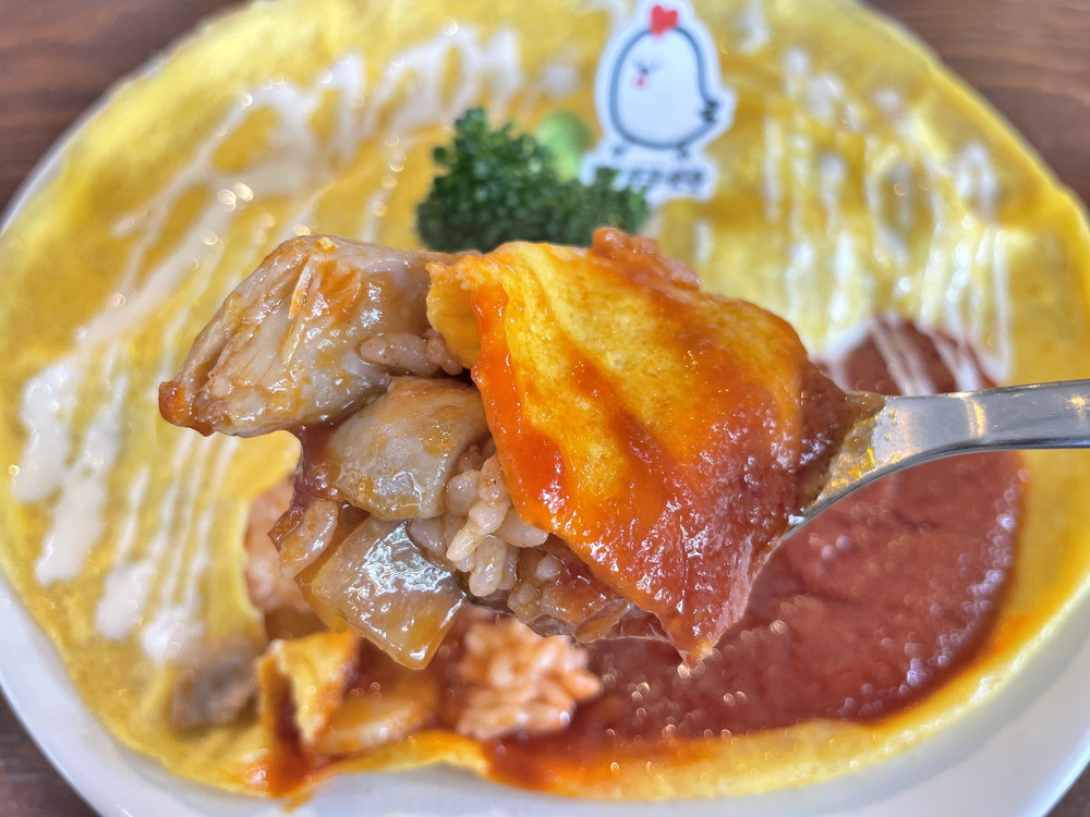 トマキチ食堂-オムライス②
