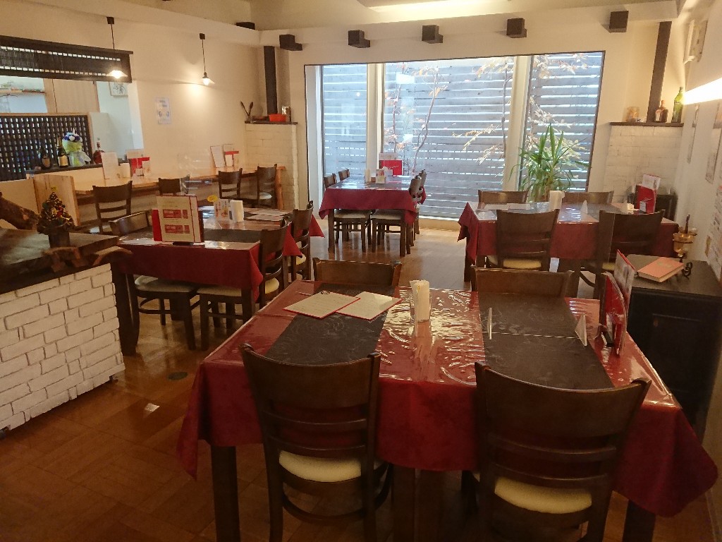 ラ・ベレッツァの店内