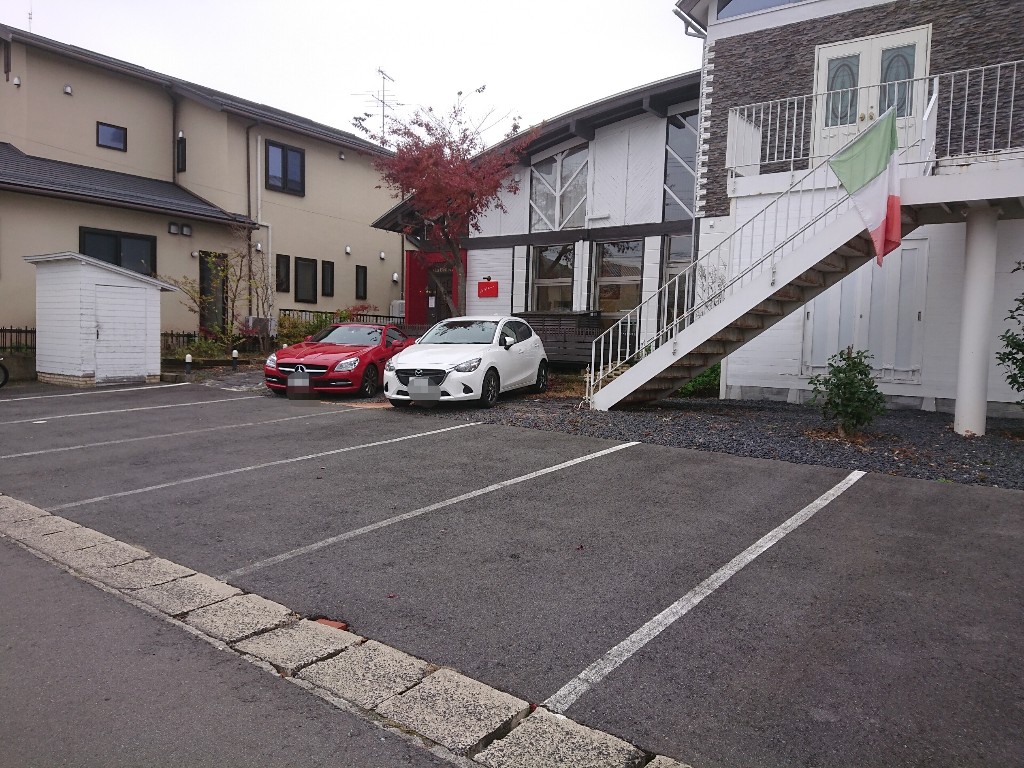 ラ・ベレッツァの駐車場