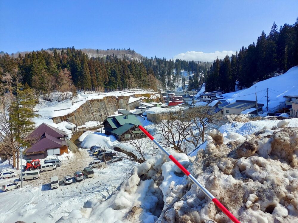 銀山温泉ーバス停から銀山温泉街まで2