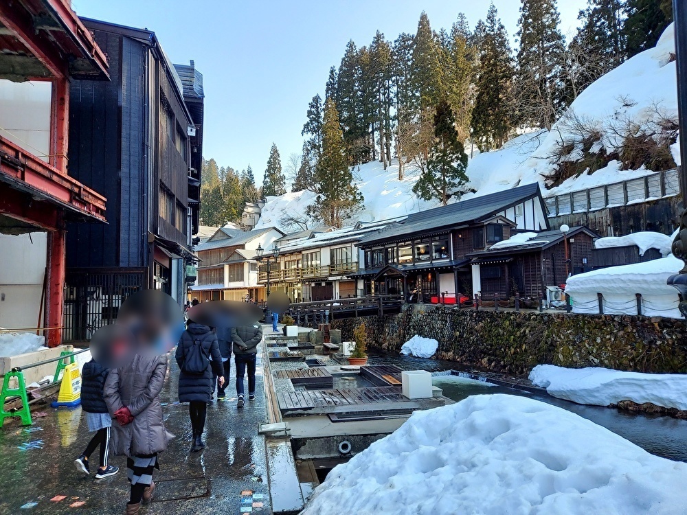 銀山温泉ー町並み1