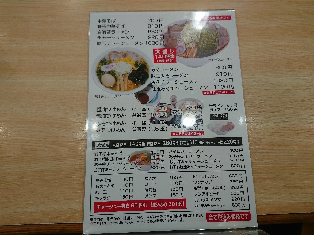 金ちゃんラーメン城西店メニュー表_copy_1024x768