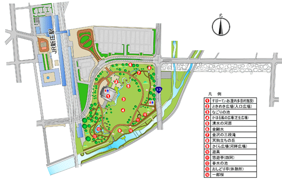 かむてん公園ー案内図