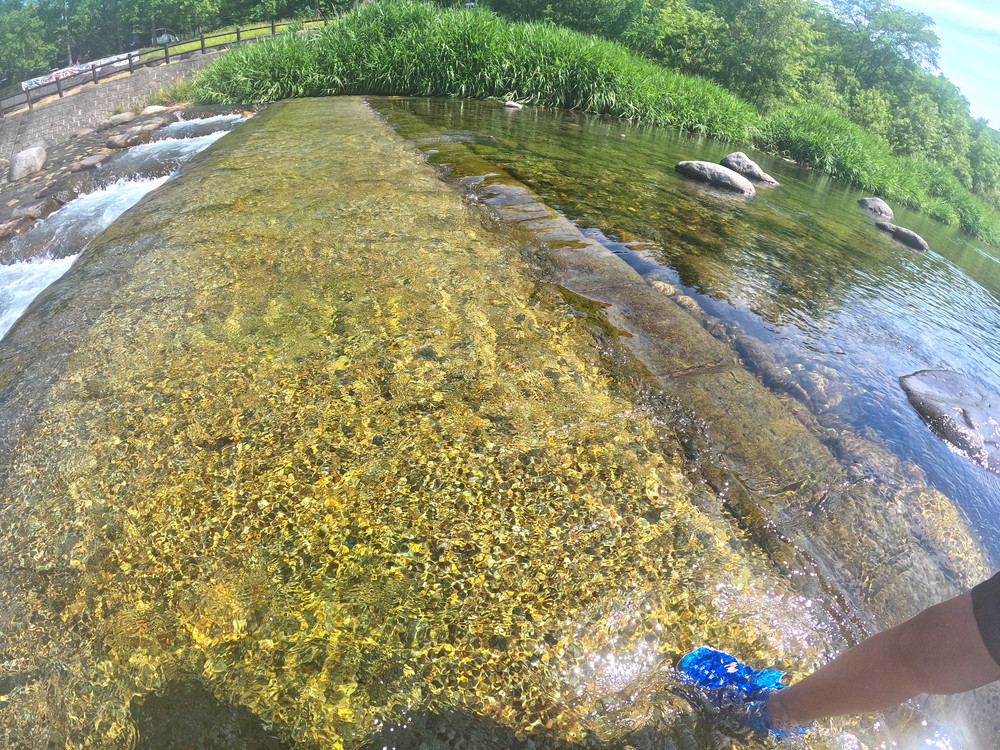 馬見ヶ崎川-釈迦堂河畔広場-水遊び5
