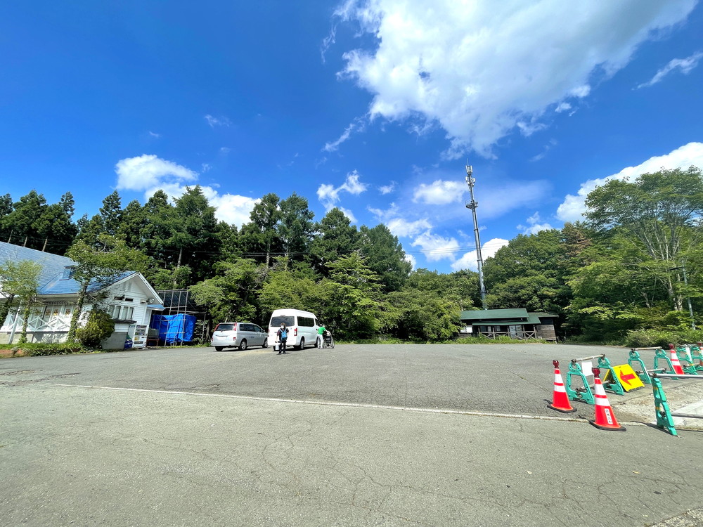 西蔵王公園-展望広場-駐車場