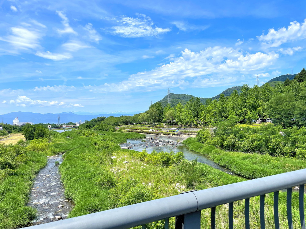 馬見ヶ崎川-釈迦堂河畔広場-案内2