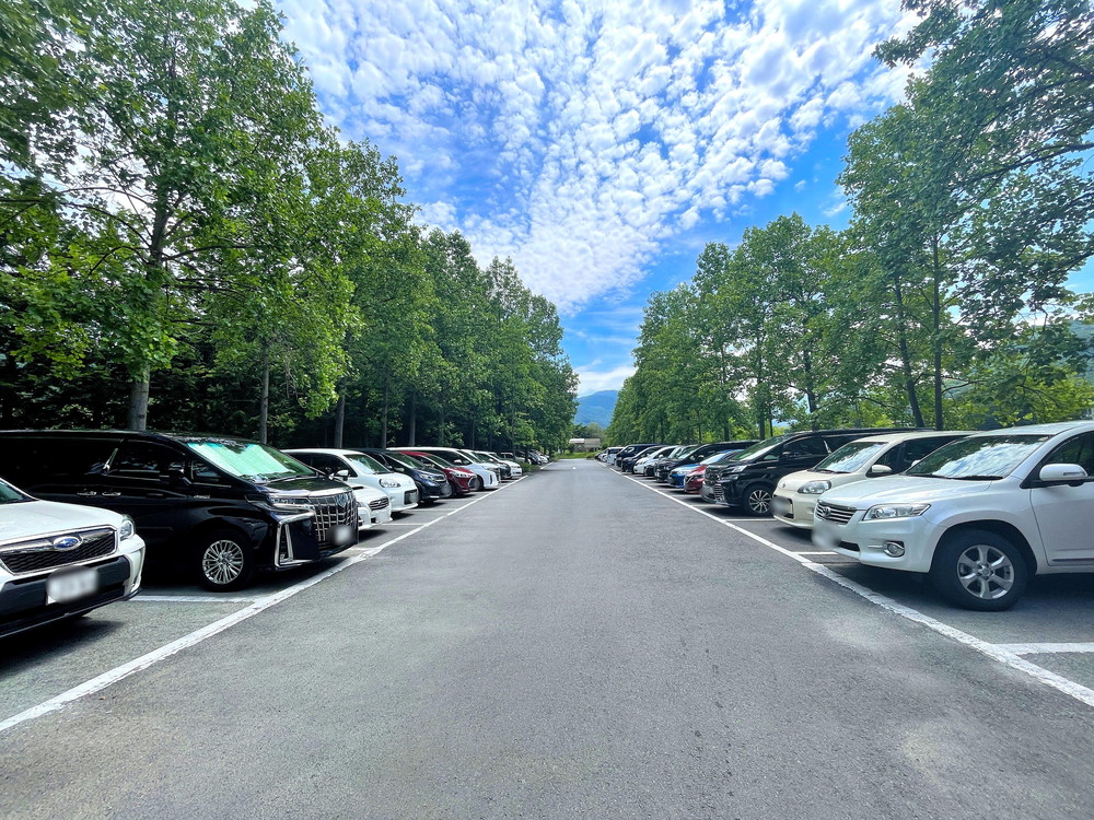 馬見ヶ崎川-釈迦堂河畔広場-駐車場