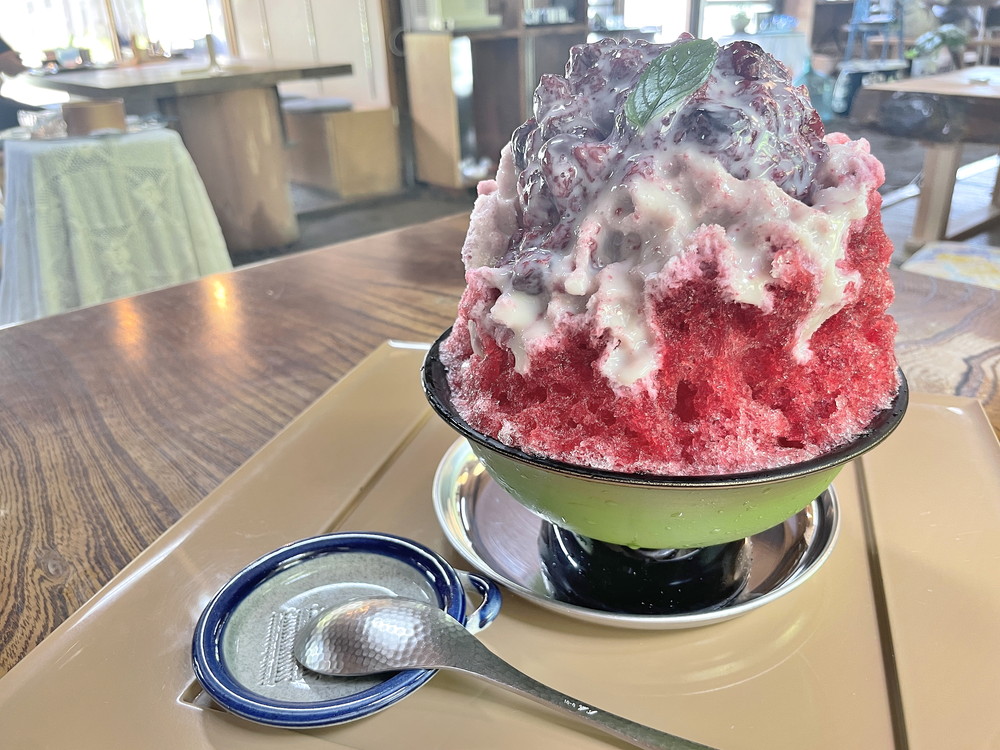 峠の茶屋-かき氷②