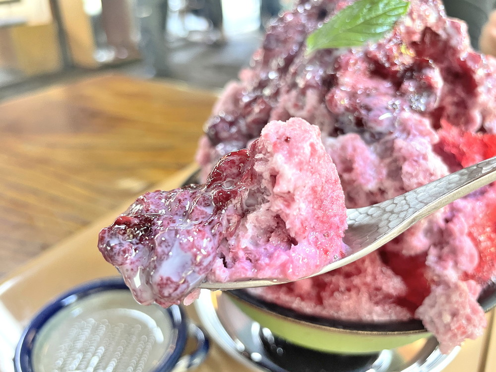 峠の茶屋-かき氷④